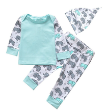 Load image into Gallery viewer, Elephant Print Outfit