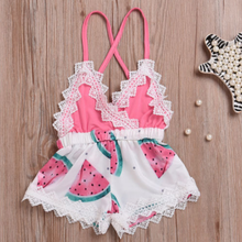 Load image into Gallery viewer, Serena Watermelon Romper