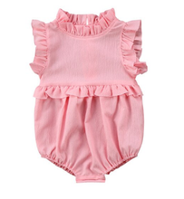 Load image into Gallery viewer, Ruffle Romper (Multiple Colors)