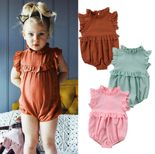 Load image into Gallery viewer, Ruffle Romper (Multiple Colors)