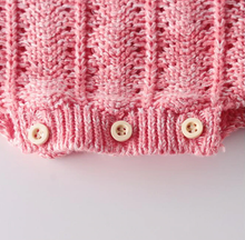 Load image into Gallery viewer, Striped Knitted Romper