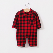 Load image into Gallery viewer, Plaid Romper (Multiple Colors)