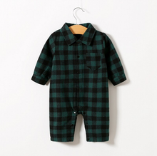 Load image into Gallery viewer, Plaid Romper (Multiple Colors)