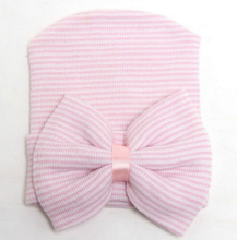 Load image into Gallery viewer, Newborn Baby Girl Bow Hat