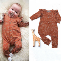 Load image into Gallery viewer, Polka Dot Ruffle Onesie