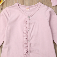 Load image into Gallery viewer, Ruffle Onesie with Headband (Multiple Colors)