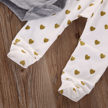 Load image into Gallery viewer, Heart Baby Girl Outfit