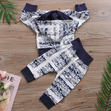 Load image into Gallery viewer, Navy Hoodie Pants Outfit