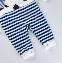 Load image into Gallery viewer, Striped Dog Romper