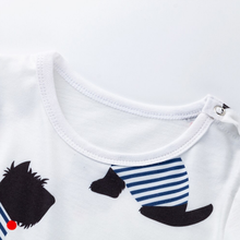 Load image into Gallery viewer, Striped Dog Romper