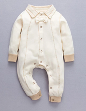 Load image into Gallery viewer, Cotton Bow Tie Romper