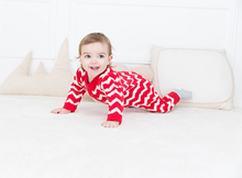 Load image into Gallery viewer, Chevron Knitted Romper (2 Colors)