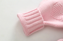 Load image into Gallery viewer, Knitted Heart Skirt Romper (2 Colors)