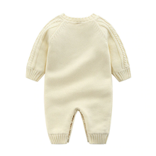 Load image into Gallery viewer, Knitted Winter Twist Romper