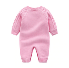 Load image into Gallery viewer, Knitted Winter Twist Romper