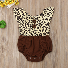Load image into Gallery viewer, Lizzie Leopard Print Romper