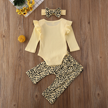 Load image into Gallery viewer, Baby Girl Leopard Print Outfits