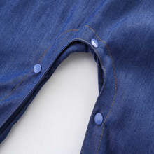 Load image into Gallery viewer, Jeans Striped Jumpsuit