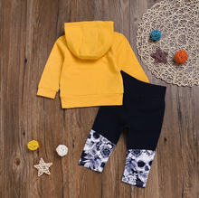 Load image into Gallery viewer, Hooded Floral Skull & Pants Set