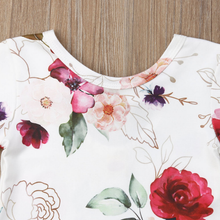 Load image into Gallery viewer, Floral Romper Tutu Skirt Outfit (2 Colors)