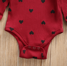 Load image into Gallery viewer, Ruffled Heart Onesies