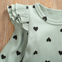 Load image into Gallery viewer, Ruffled Heart Onesies