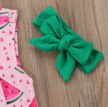 Load image into Gallery viewer, Watermelon Romper with Headband