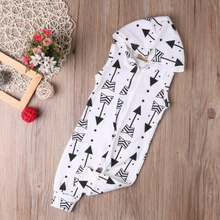 Load image into Gallery viewer, Hooded Arrow Romper
