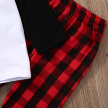 Load image into Gallery viewer, Plaid Deer Outfit