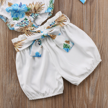Load image into Gallery viewer, Summer Floral Romper Outfit