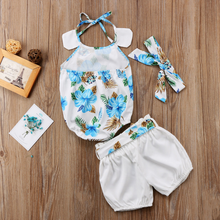 Load image into Gallery viewer, Summer Floral Romper Outfit
