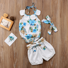 Load image into Gallery viewer, Summer Floral Romper Outfit
