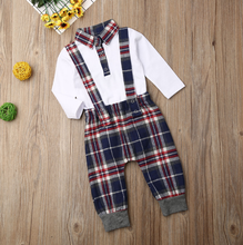 Load image into Gallery viewer, Boys Plaid Outfit