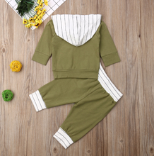 Load image into Gallery viewer, Striped Sweatsuit Outfit