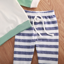 Load image into Gallery viewer, Girls Striped Winter Outfit