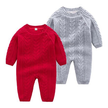 Load image into Gallery viewer, Knitted Braid Romper (2 Colors)