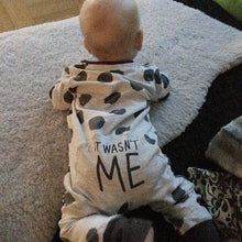 Load image into Gallery viewer, It Wasn't Me Polka Dot Romper