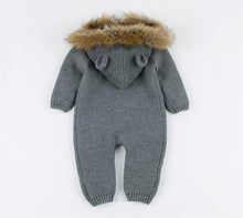 Load image into Gallery viewer, Knitted Fur Sweater Romper (Multiple Colors)