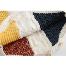 Load image into Gallery viewer, Knitted Patchwork Romper