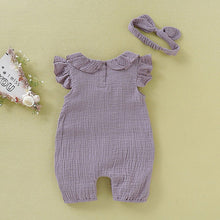 Load image into Gallery viewer, Ruffled Romper with Headband