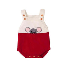 Load image into Gallery viewer, Knitted Mouse Romper
