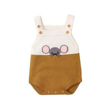 Load image into Gallery viewer, Knitted Mouse Romper