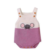Load image into Gallery viewer, Knitted Mouse Romper