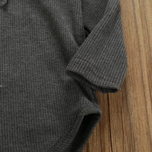 Load image into Gallery viewer, Button Hoodie Romper (Multiple Colors)