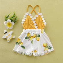 Load image into Gallery viewer, Lemon Drop Romper
