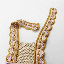 Load image into Gallery viewer, Knitted Lavender Romper
