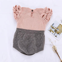 Load image into Gallery viewer, Knitted Ruffle Romper