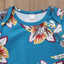 Load image into Gallery viewer, Flower Onesie with Glitter Headband