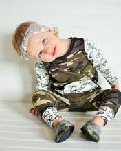 Load image into Gallery viewer, Camo Bow Onesie