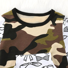 Load image into Gallery viewer, Camo Bow Onesie